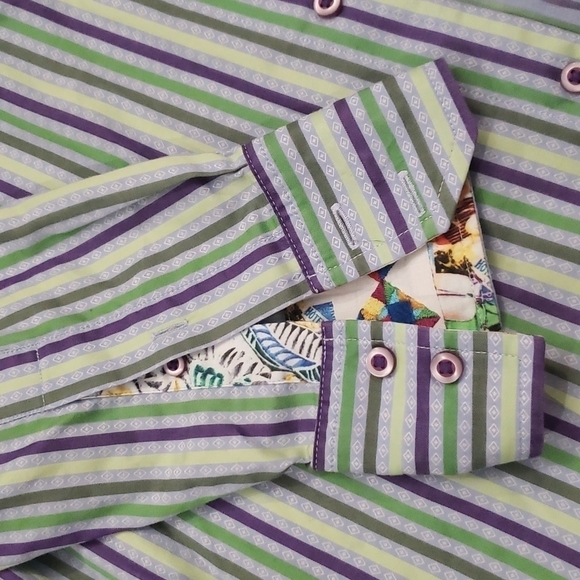 ROBERT GRAHAM LONG SLEEVE COLAR DRESS SHIRT - Picture 4 of 8